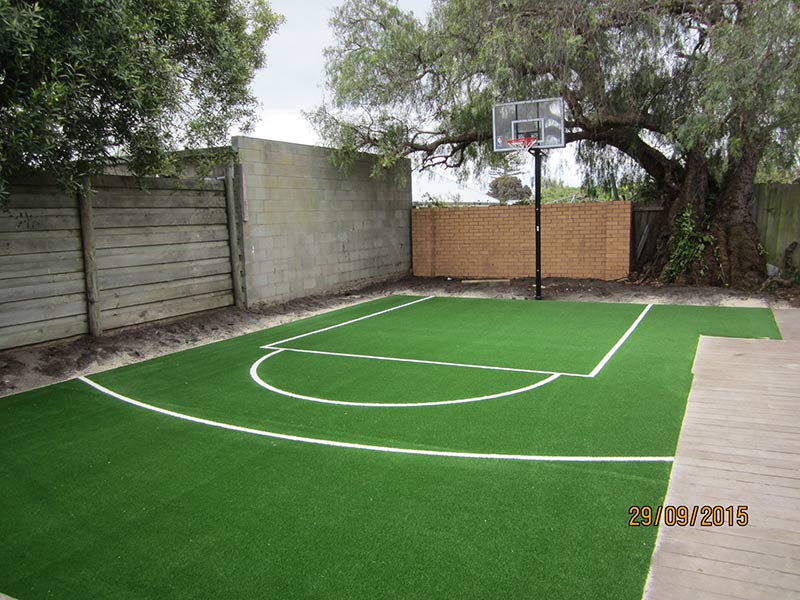 Synthetic grass basketball courts Geelong Grass Roots Synthetic Lawn