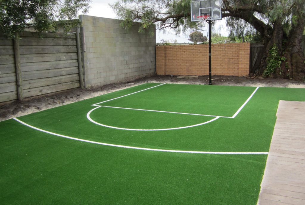 Synthetic grass basketball courts Geelong Grass Roots Synthetic Lawn