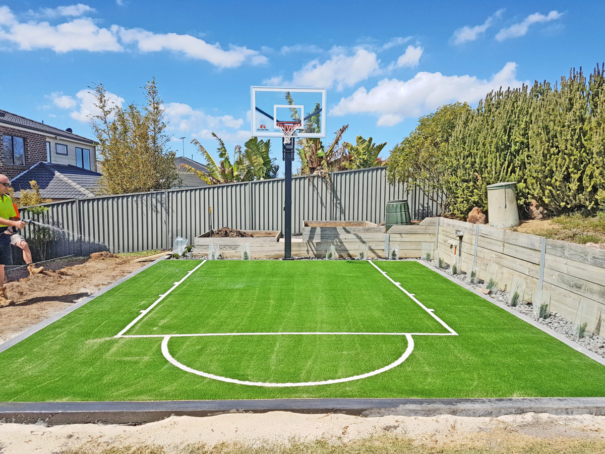 Synthetic Basketball Court